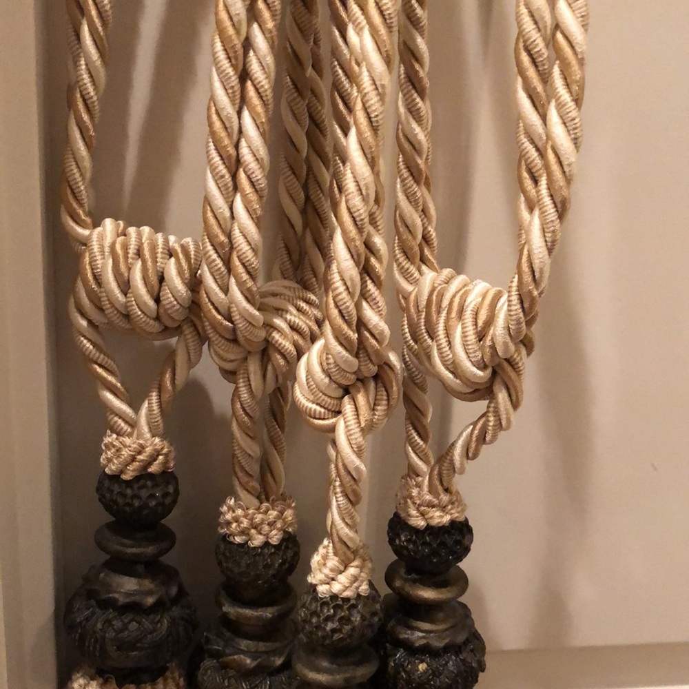 Set of 4 tiebacks - oversized - Picture 8 of 9